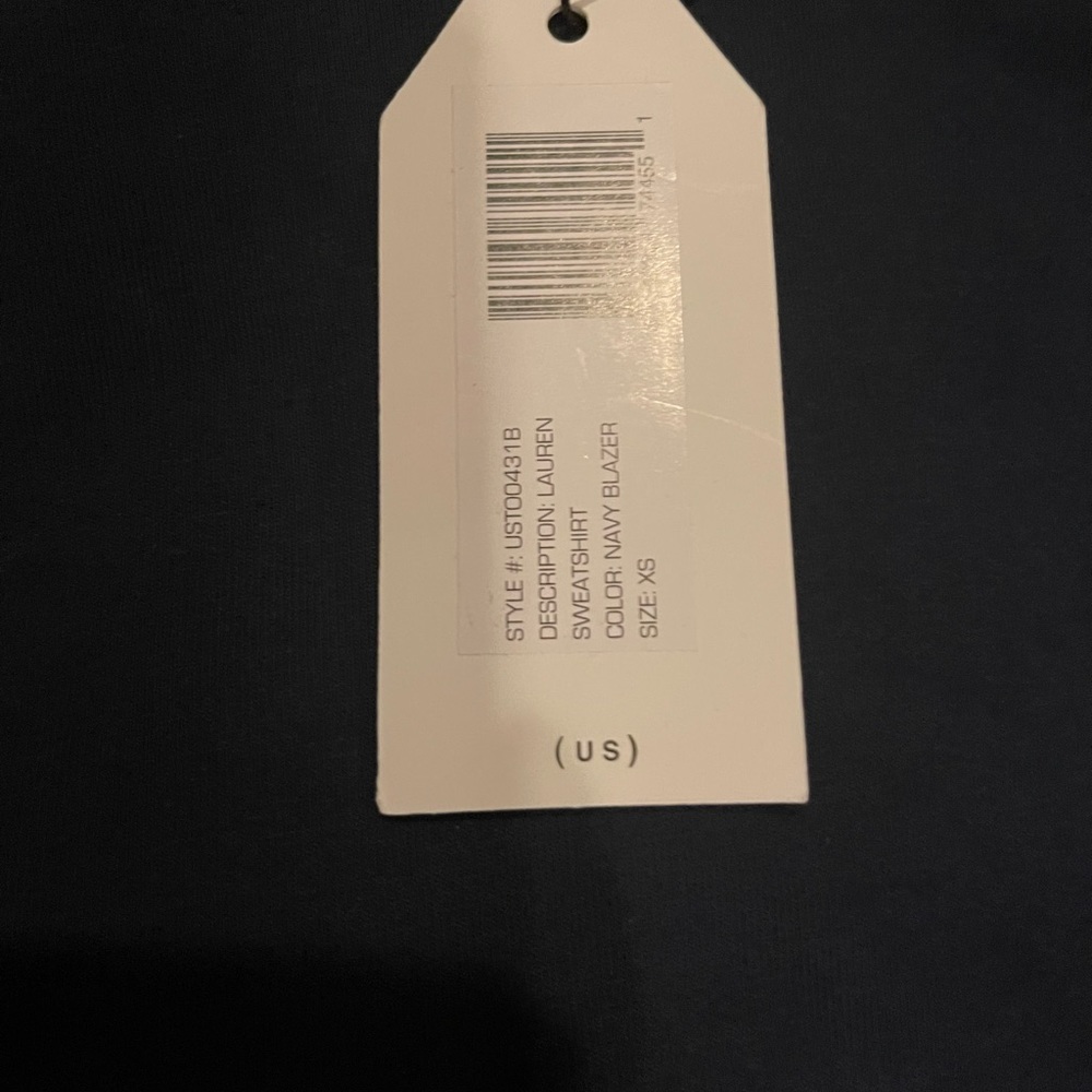 Universal Standard XS NWT Navy Lauren Sweatshirt